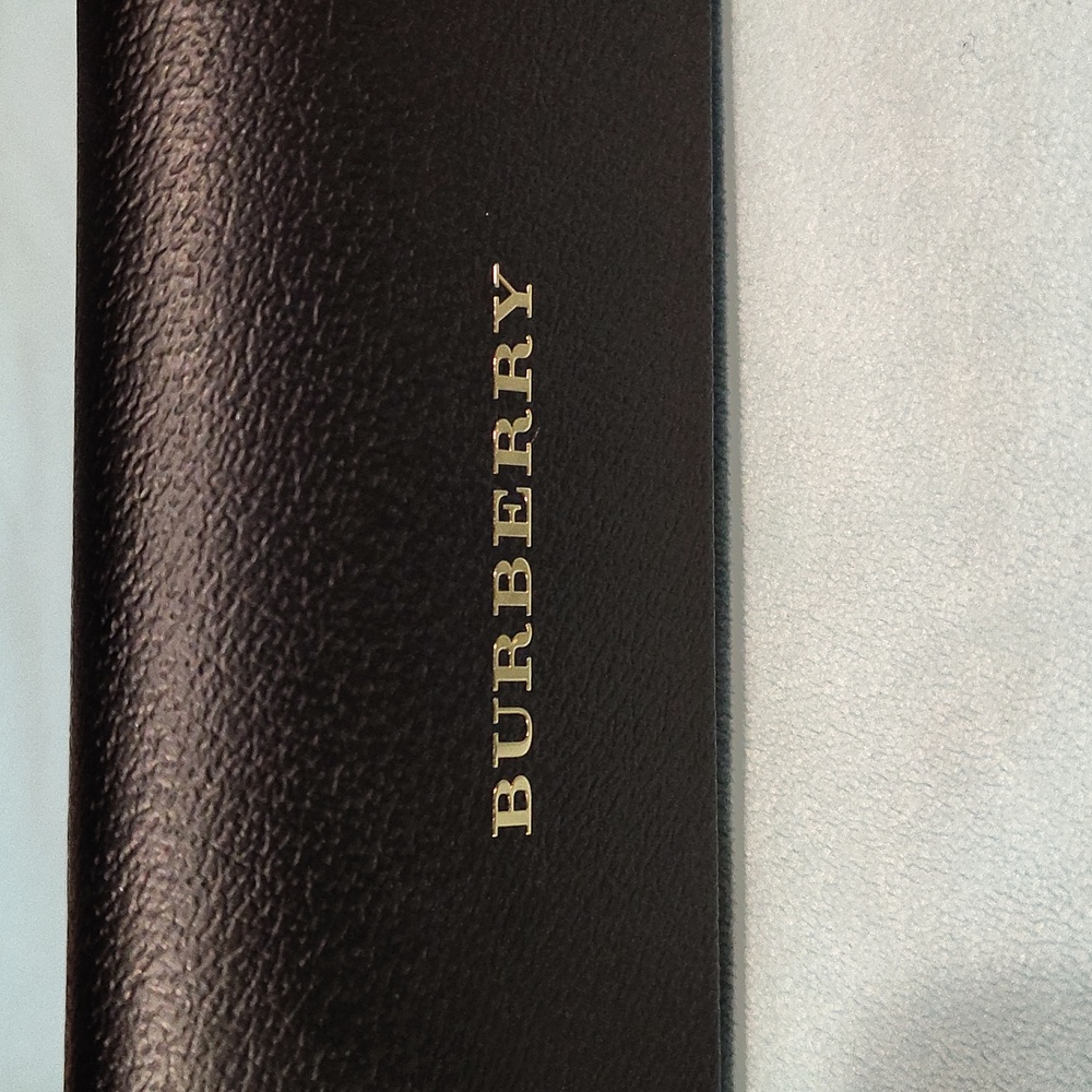 Burberry Black Leather Eyewear Case - Picture 2 of 5